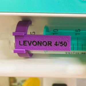 Etykieta na strzykawkę Levonor 4/50 1szt. 5ml, 10ml, 20ml, 50ml